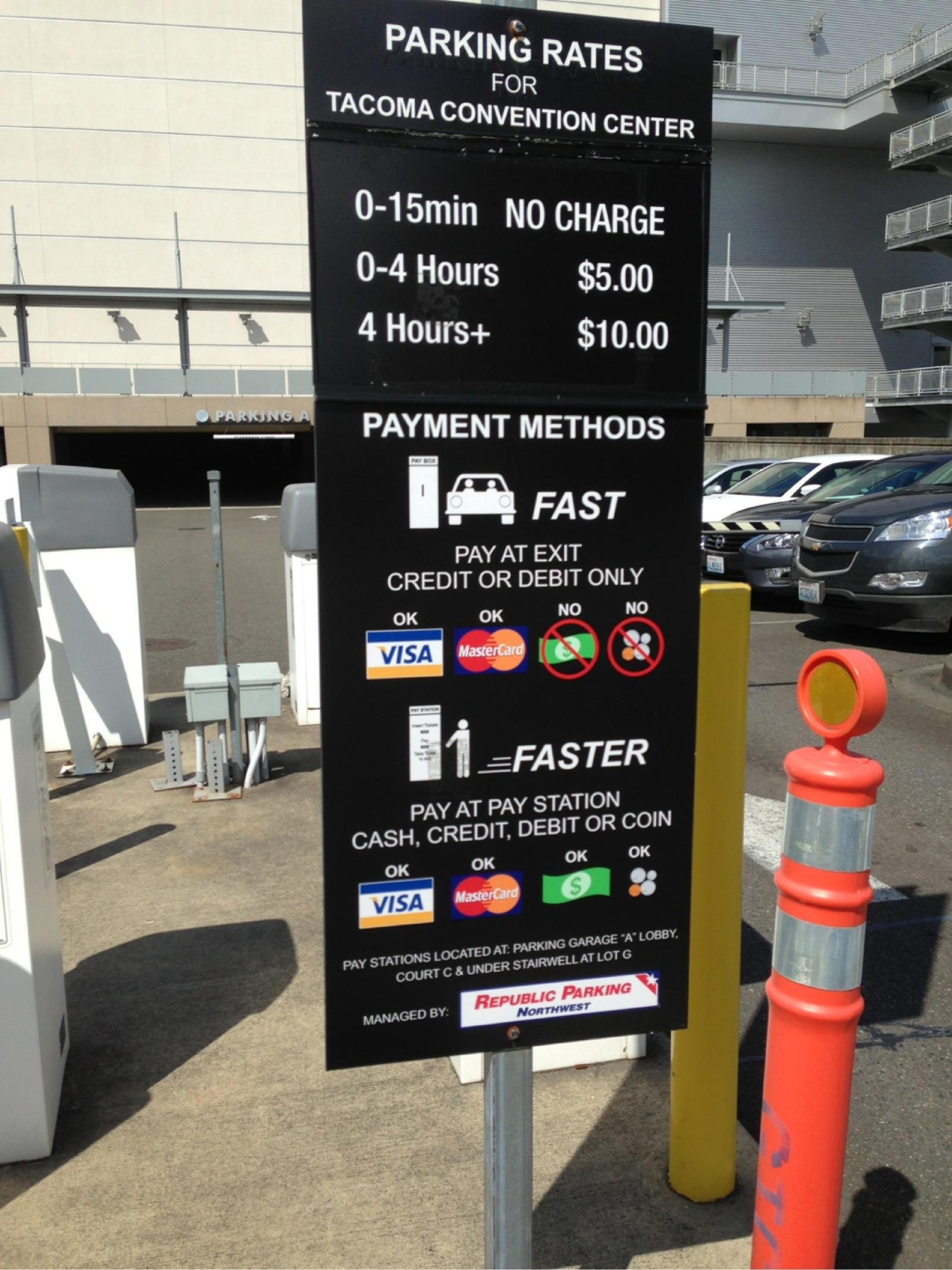 Convention Center A Lot/Garage Parking in ParkMe