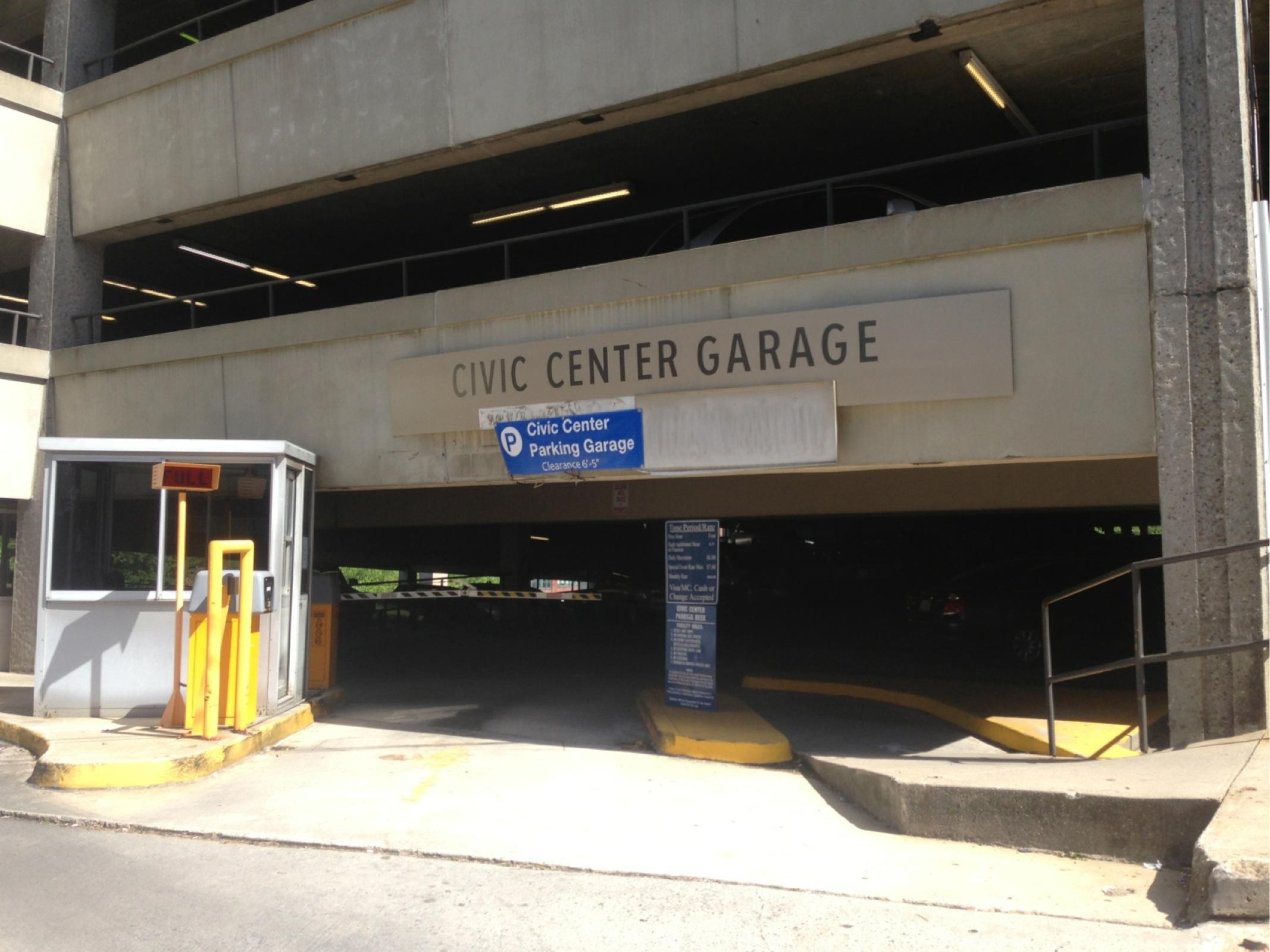 Civic Center Garage Parking in Asheville ParkMe