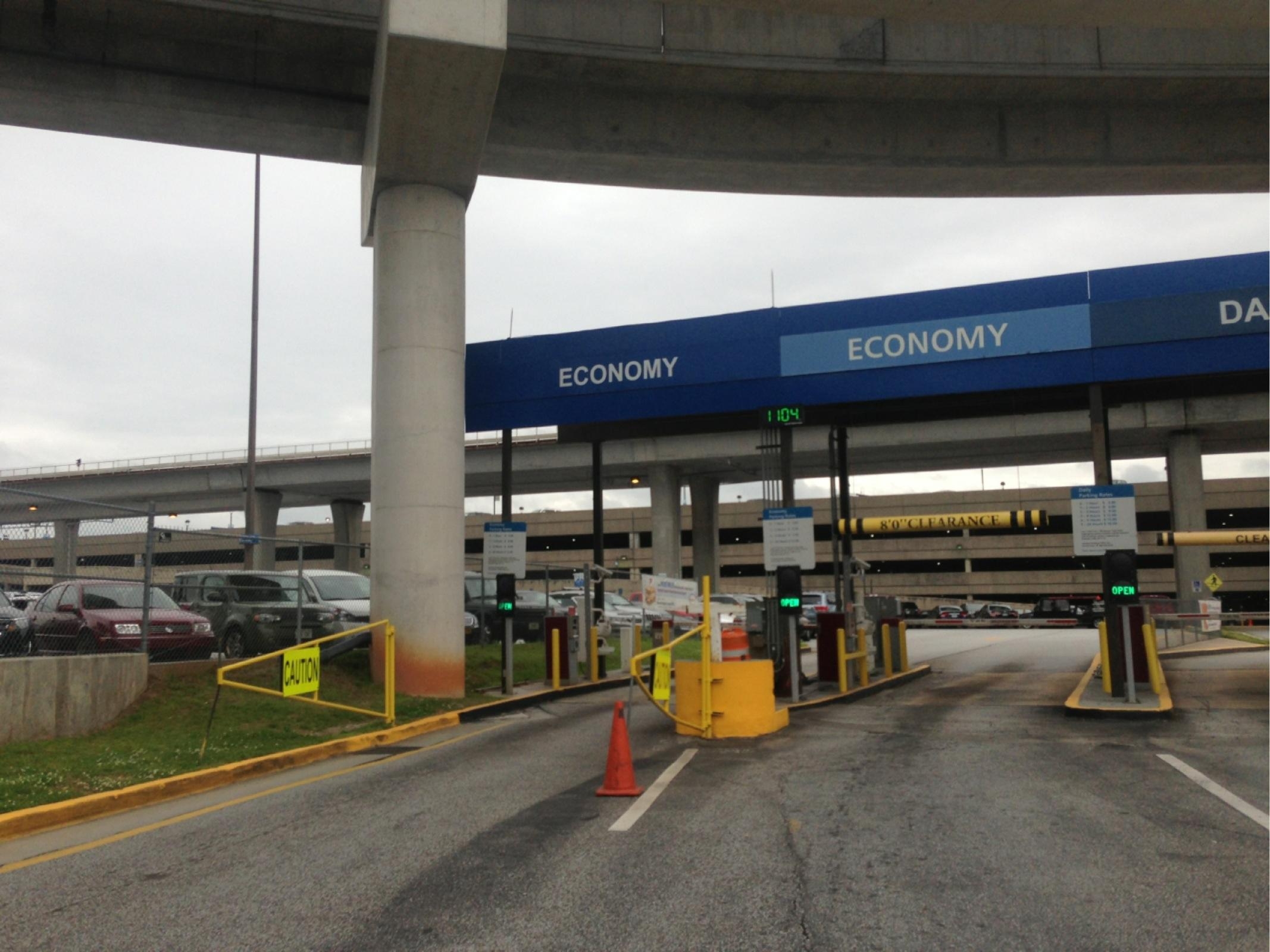 Atlanta Airport Economy Parking Map / Atl Airport Parking Map