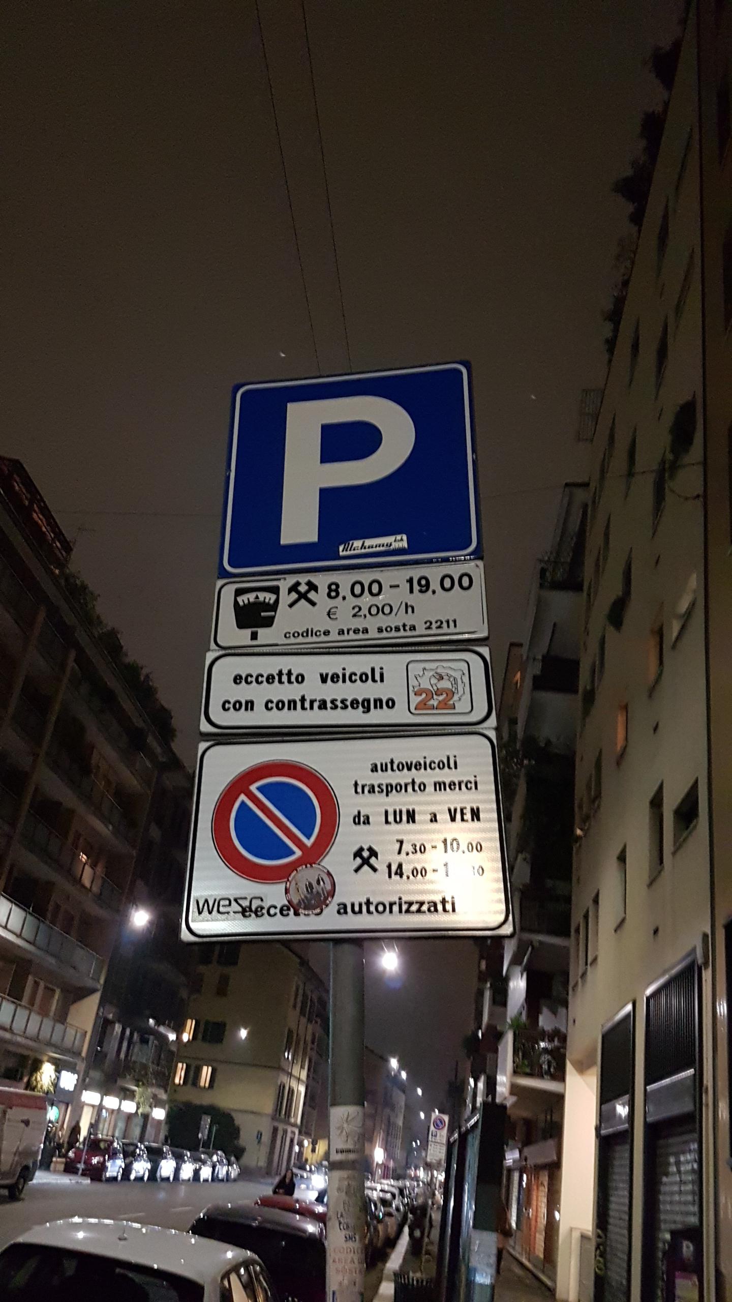 Via Luigi Canonica - Street Parking in Milan | ParkMe